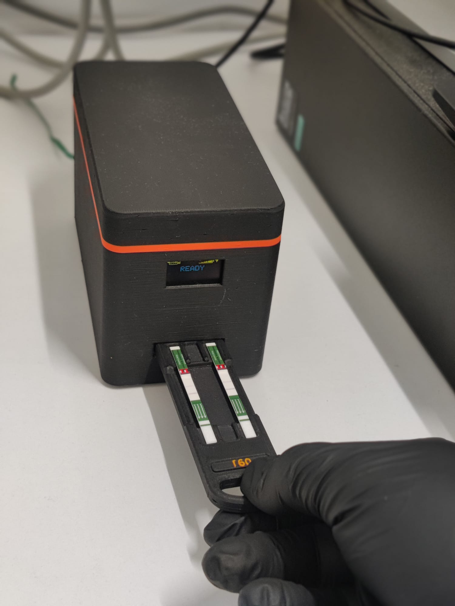 Lettore di strisce reattive per il controllo dell'istamina
